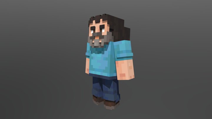 Steve from "a minecraft movie" 3D Model