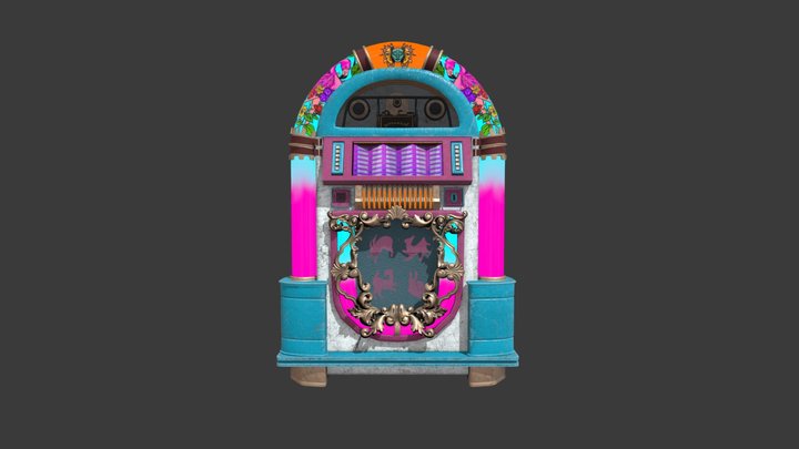 Jukebox - Music box 3D Model