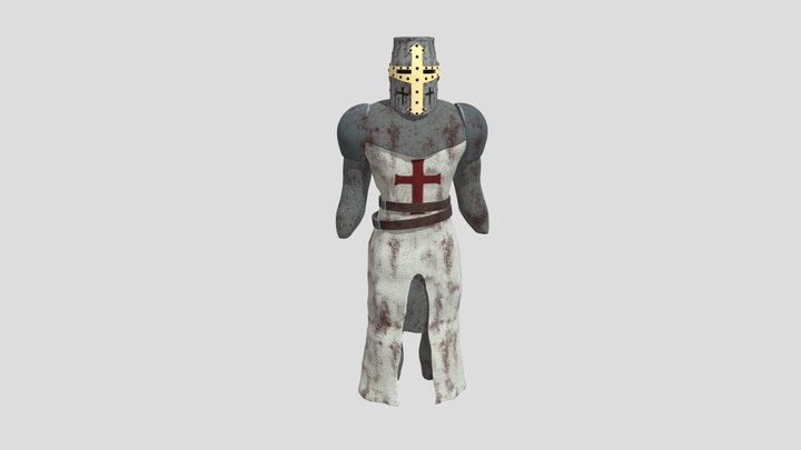 Templar Knight 3D Model