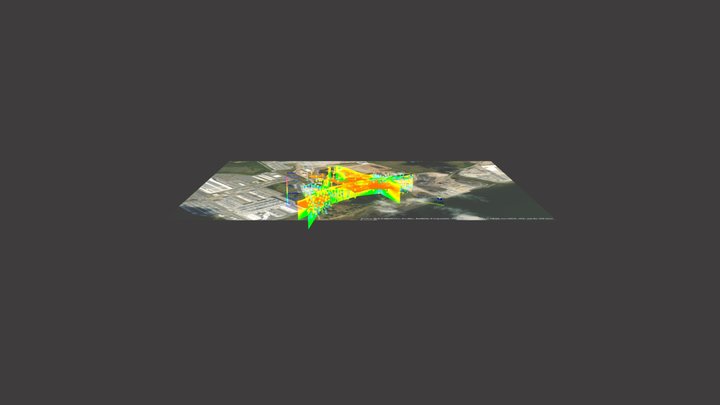 Contaminant Plume Cross Section-OLD 3D Model
