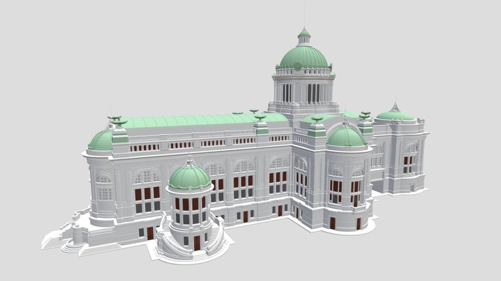 Ananta Samakhom Throne Hall 3D Model