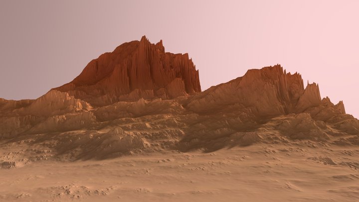 Mountain landscape 3D Model