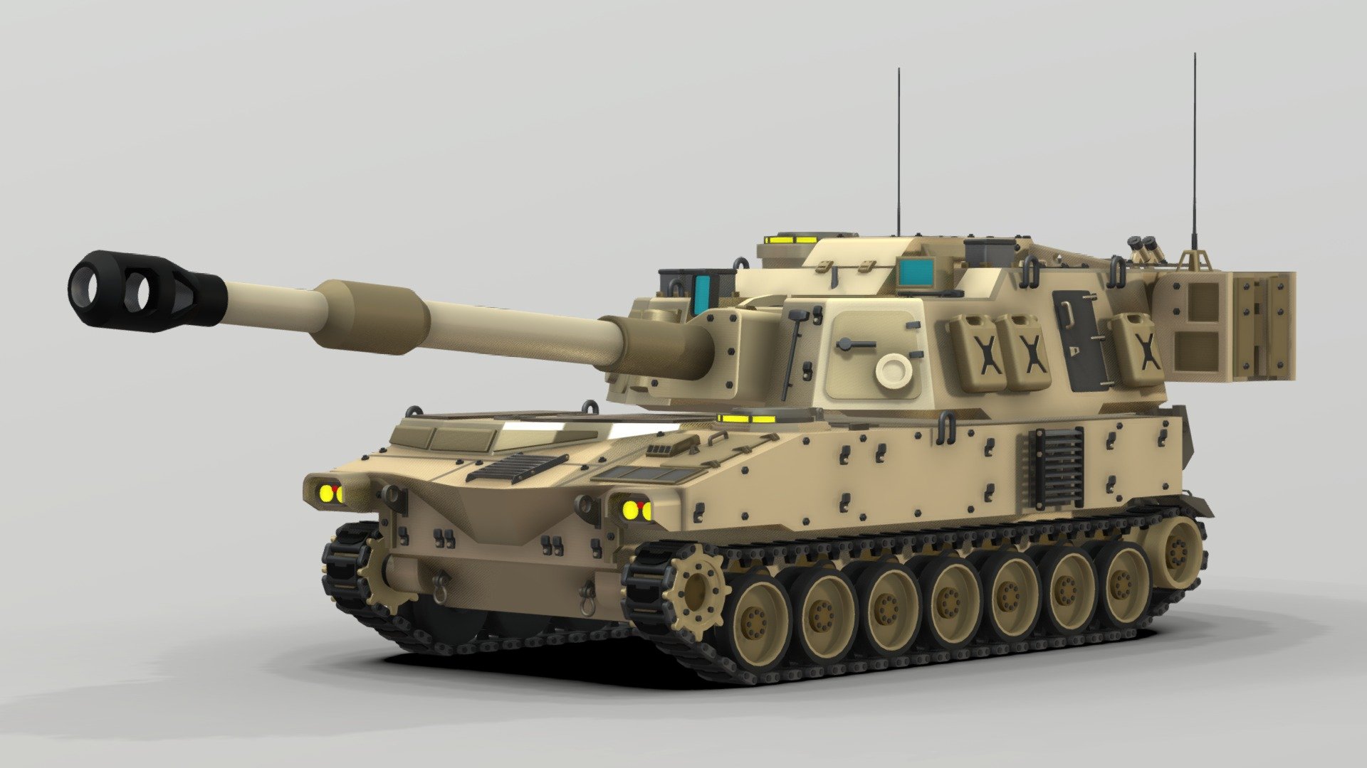 M109 Paladin - Buy Royalty Free 3D Model By NA3dmodel [f145753 ...