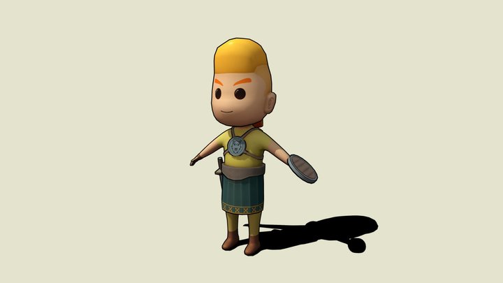 ChibiBoy 3D Model