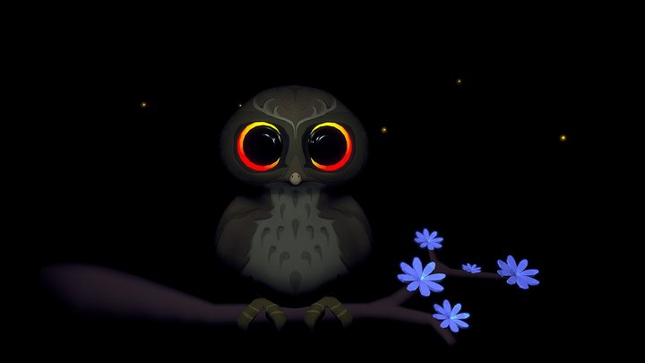 Owl 3D Model
