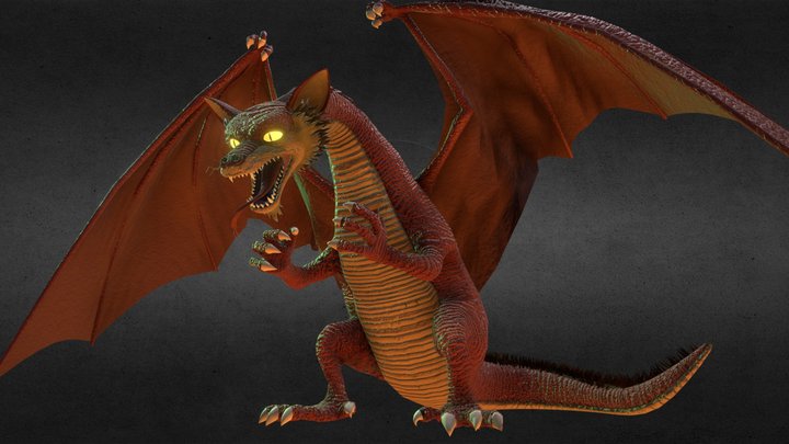 Smaug, the last Dragon 3D Model