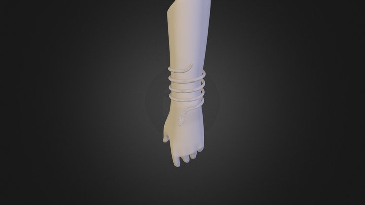 Cobra bracelet 3D Model