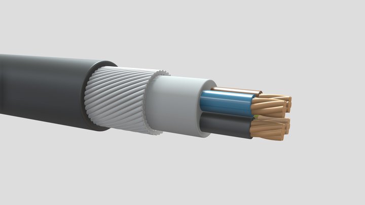 Power Cable NYRY 3D Model