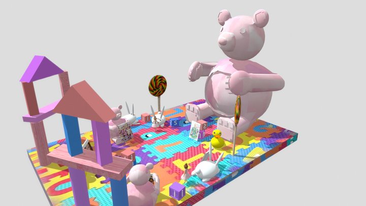 NIÑAS SIN MIEDO 3D Model
