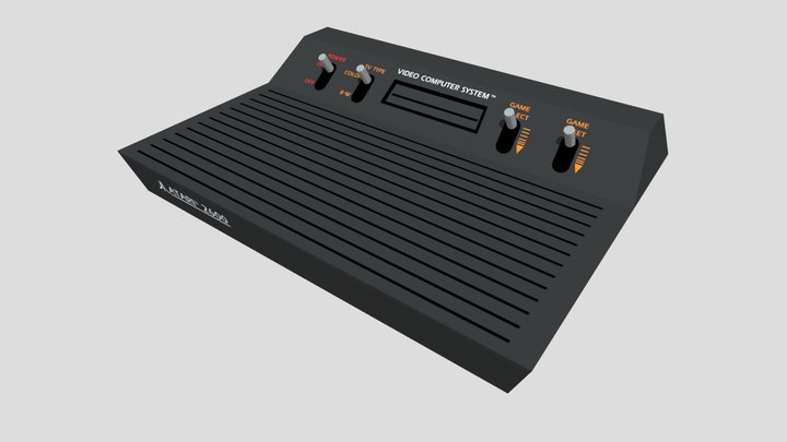 Consola de jogos Atari 2600 Modelo 3D - TurboSquid 1974234