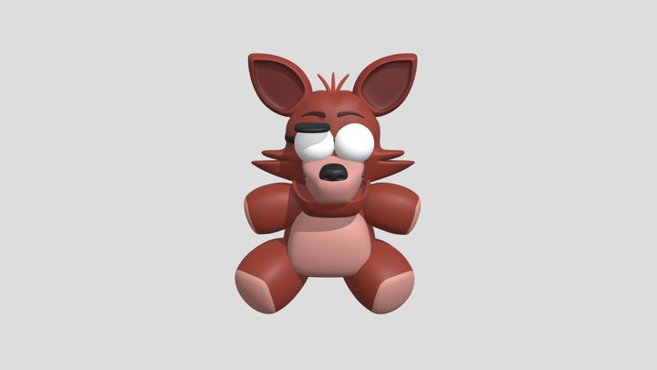 Foxy Plush v1 12345678910 3D Model