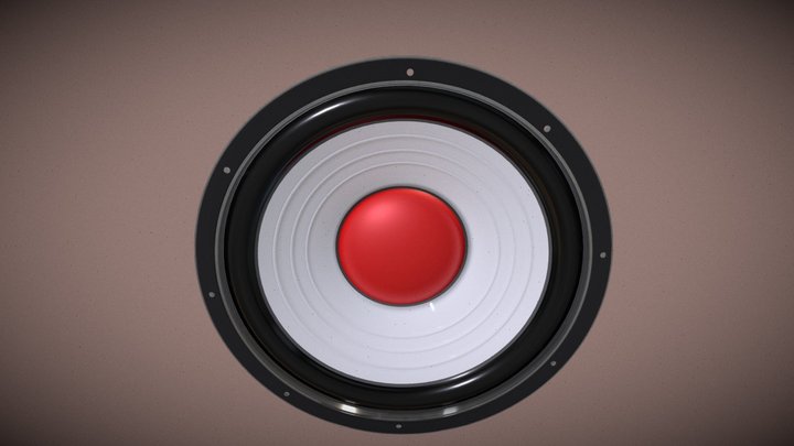 speaker 3D Model