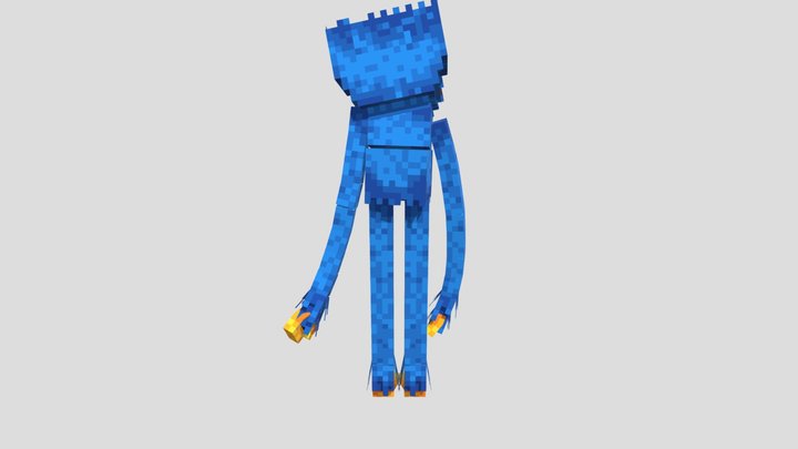 Huggy_wuggy_minecraft 3D Model