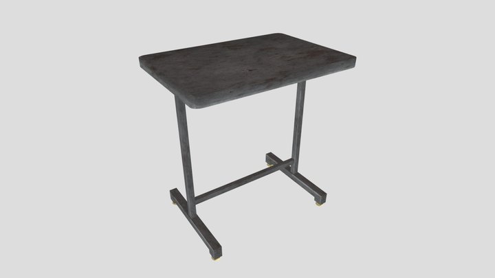 Metal Table (FBX) 1K 10MB 3D Model