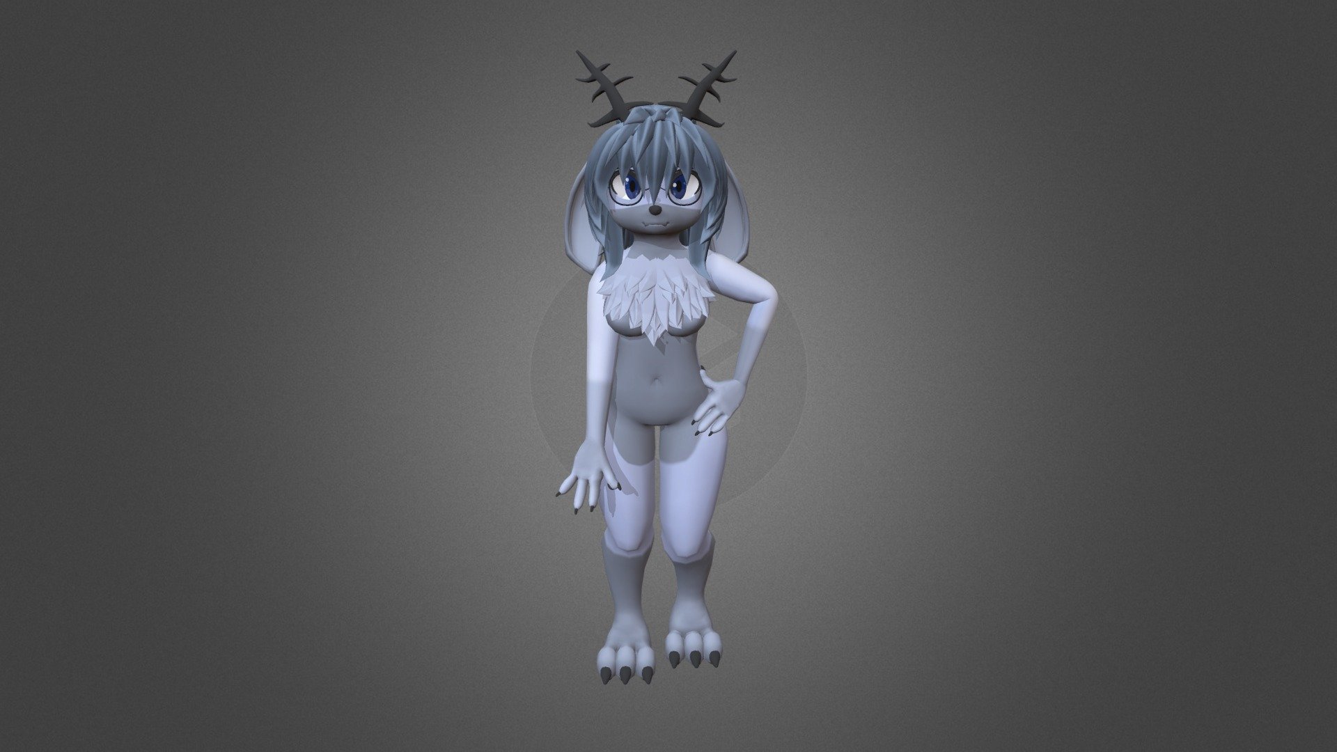 Cutto! A 3d furry avatar for VRChat - 3D model by _Petra [f14d00b ...