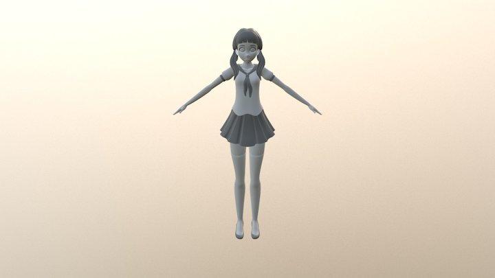 Mao Kaneko v3 3D Model