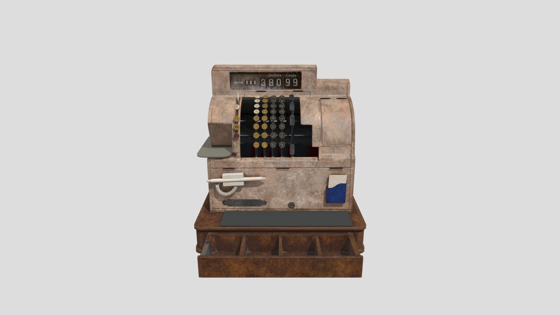 Cash Register Download Free 3D model by Parinith P (parinith.pp