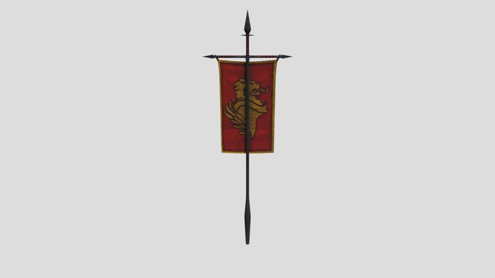 Disciples III Banner of fearlessness 3D Model