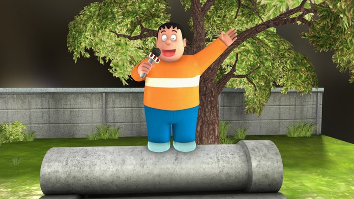Takeshi Goda (Gian) 3D Model