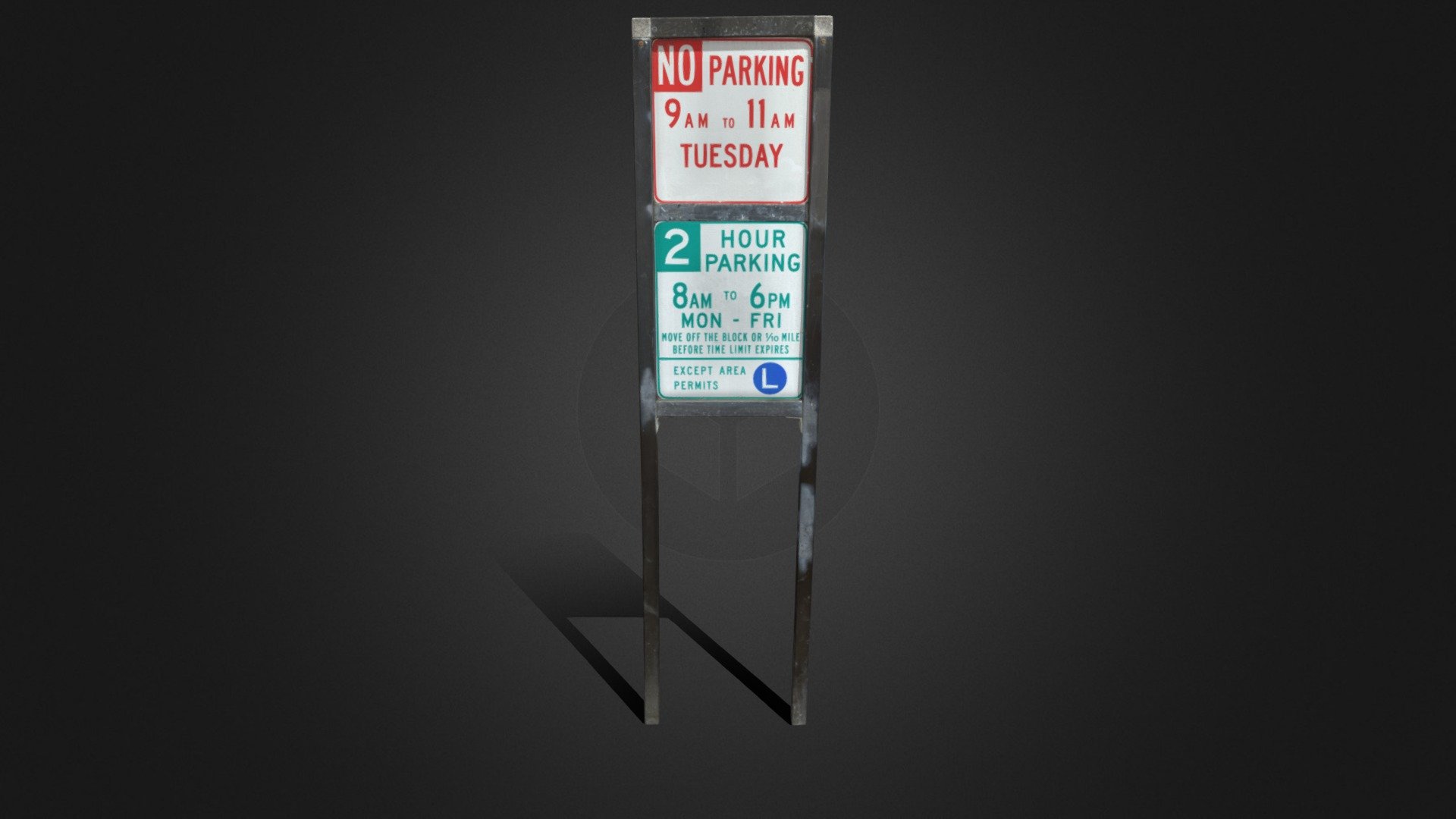 Big No-Parking Sign