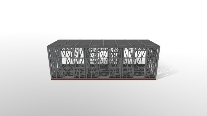 Бытовка Валдай-Б-13_10_25 3D Model