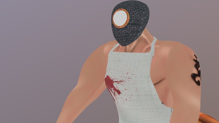 Butcher 3D Model