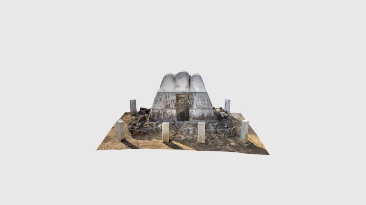 Monument of former Kameido Sengenjinja 3D Model