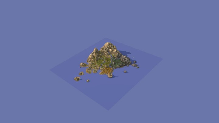 Player Housing Island - Alliance 3D Model