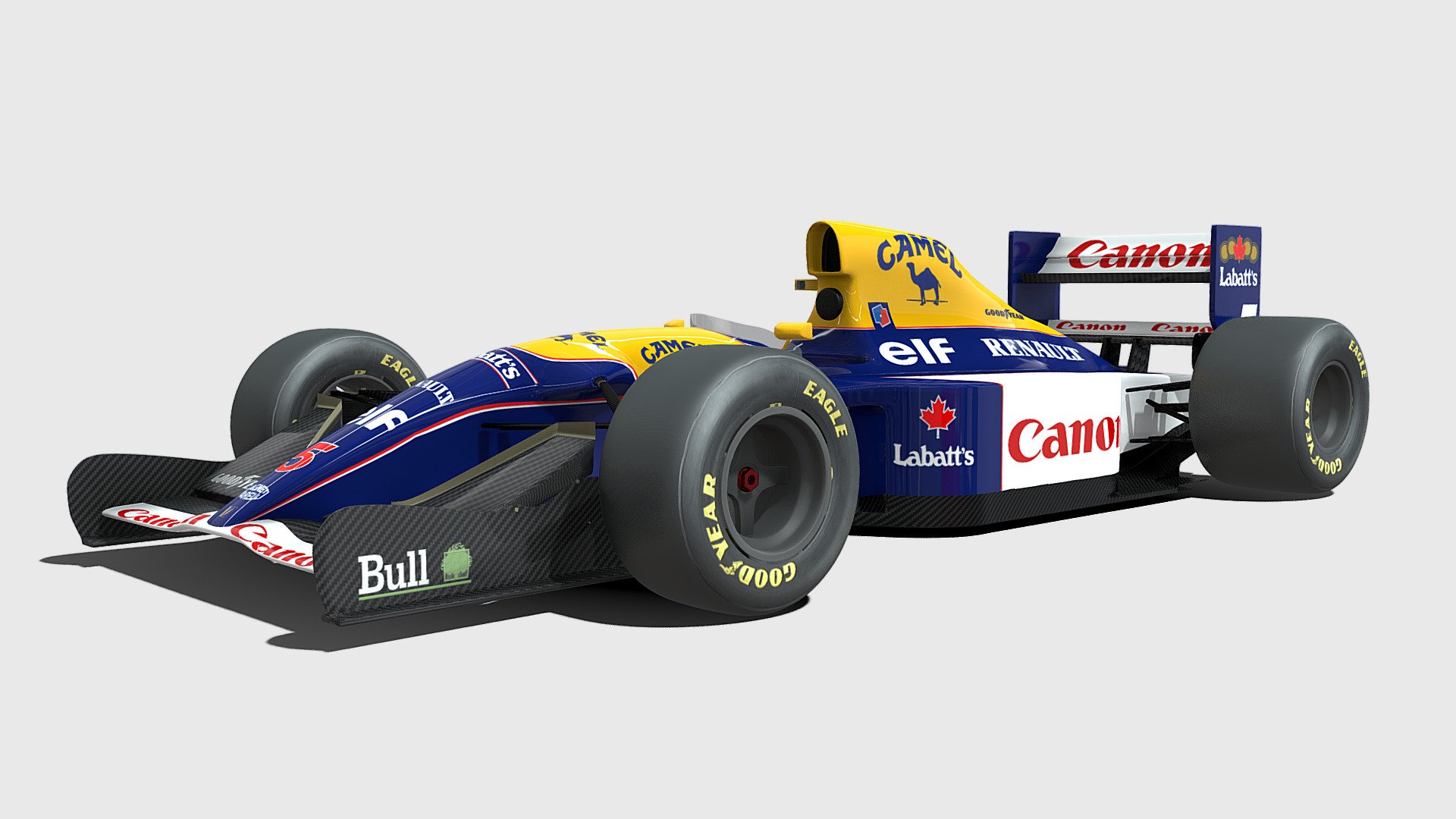 Williams Racing F1 FW14b 1992 - 3D model by Flamestroke