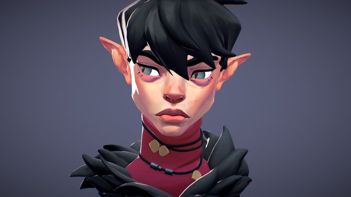 [ Hand painted ] Based on Sasha Tudvaseva's work 3D Model