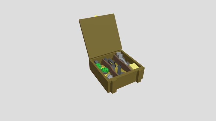 3D file AMMO BOX 25-06 REM AMMUNITION STORAGE 25-05rem CRATE ORGANIZER  📦・3D print design to download・Cults