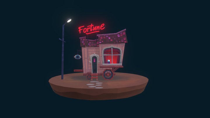 Fortune Teller Office 3D Model