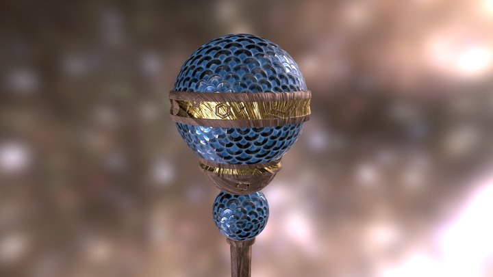 Mage's Staff 3D Model