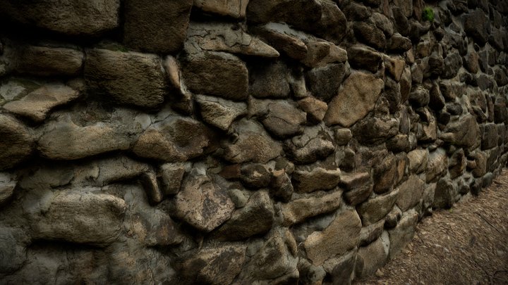 Stonewall Scan 8k Textures [Free] 3D Model