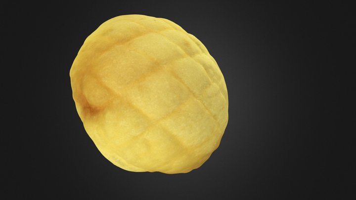 The Melon Bread 3D Model