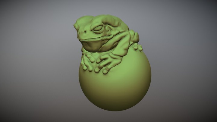Frog 3D Model