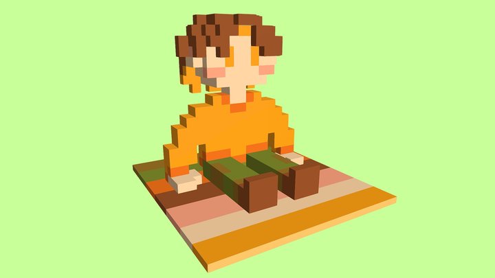 Pixel_Georgi 3D Model