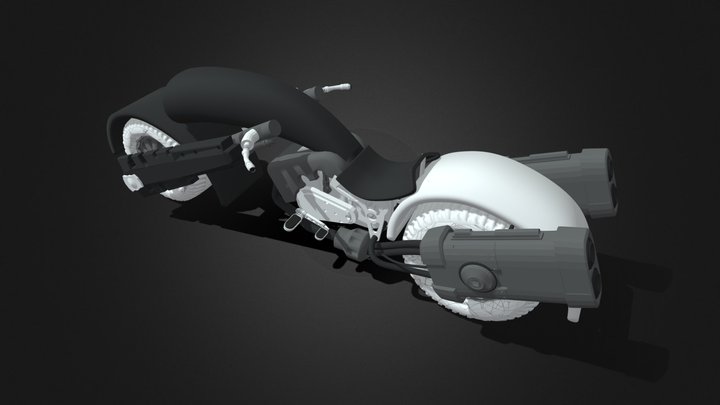 Sci- Fi Moto Bike Model – Modelo 3D gratuito STL