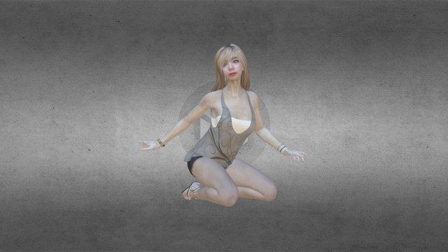 3D Phogure Female Pose - 15 3D Model
