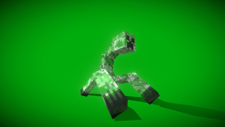 Mutant Creeper 3D Model