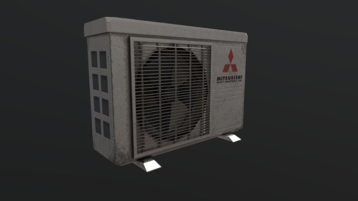 Airconditioning Unit 3D Model