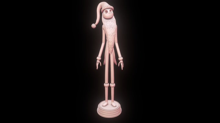 Santa Jack Skellington - 3D print 3D Model