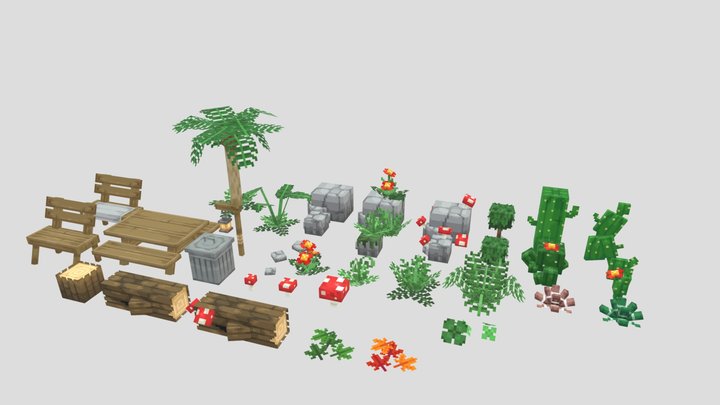 Nature Assets 3D Model