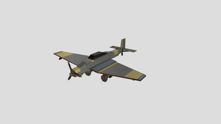 Bomberplane 3D Model