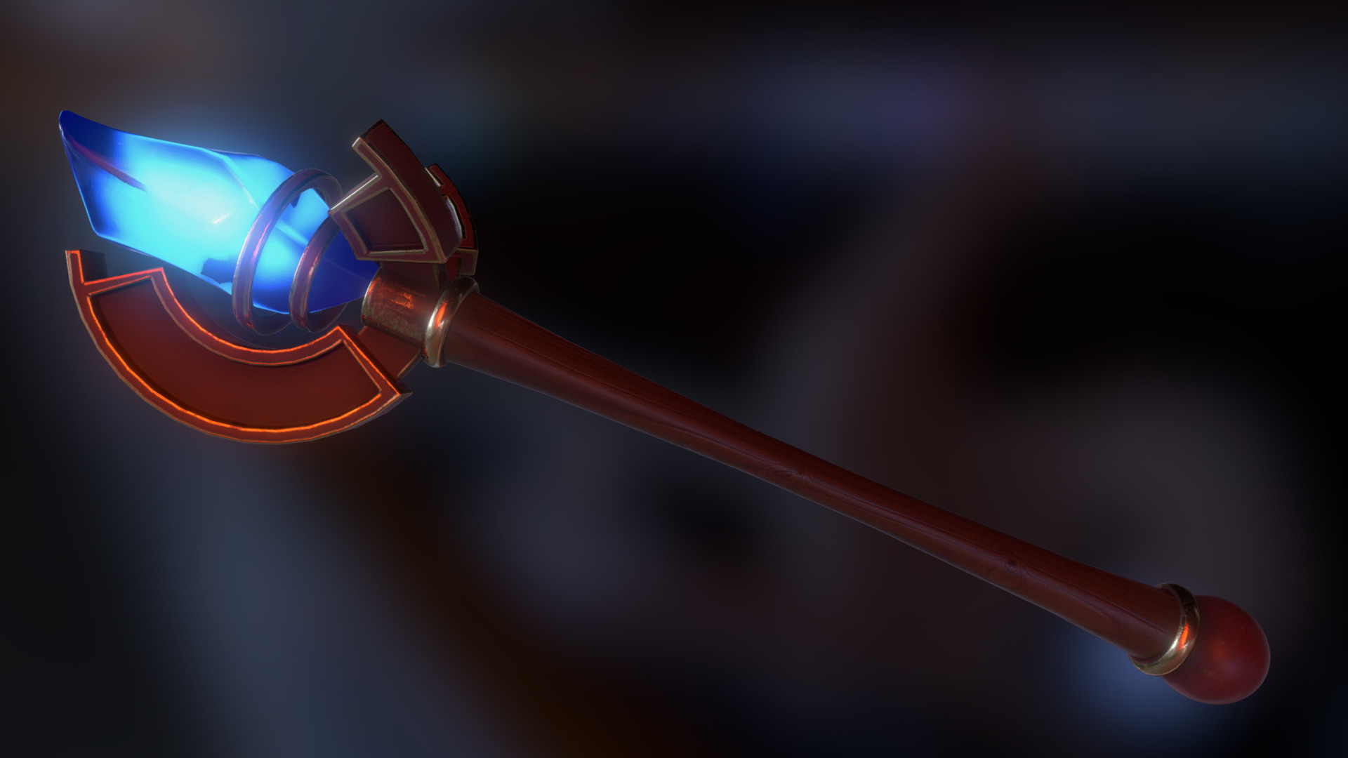 Magic Rod 01 - 3D model by Austin Hicks (@AustinHicks) [f15bd68 ...