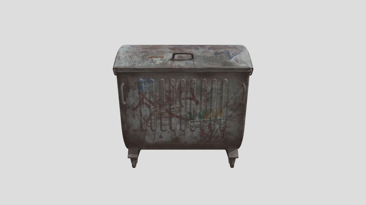 Garbage container 3D Model