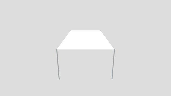 A simple table 3D Model