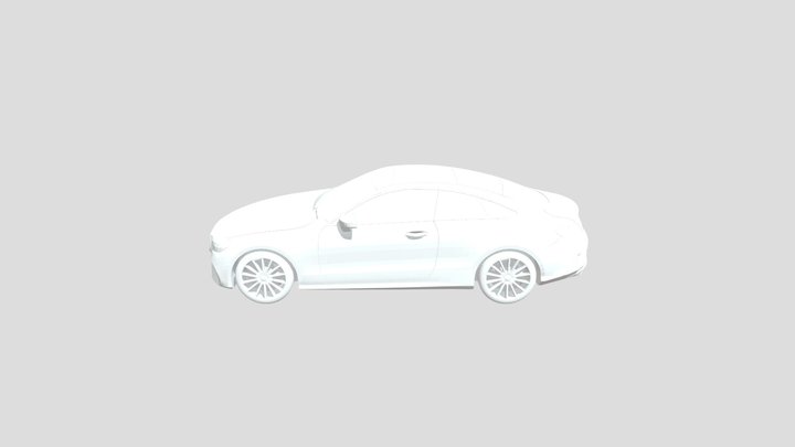 Mercedes- Benz E- Class Coupe AMG-Line 2021 – Kostenloses 3D-Modell STL