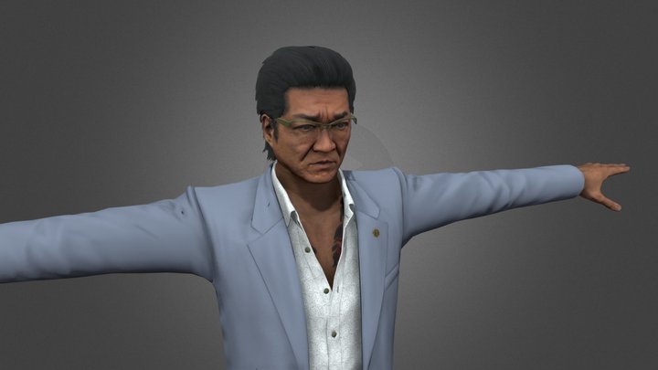 Yakuza 0 - Kuze – Gratis 3D-model STL