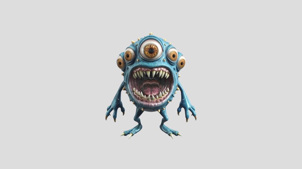 Bocky  - The Five-Eyed Blue Monster